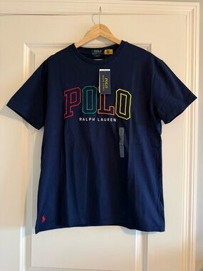 Polo Ralph Lauren T Shirt Mens Size S short sleeve navy blue new